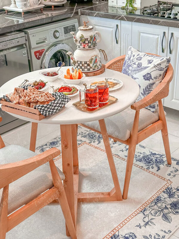 میز ناهار خوری مینیمال چوبی