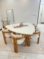 میز ناهار خوری مینیمال ۶ نفره